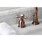 Kingston Brass KB197AXAC 8" Widespread Bathroom Faucet, Antique Copper KB197AXAC - alternate 2